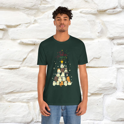 "Feliz Natal" Cat T-shirt|Nunu&Miao Studio - Nunu&Miao Studio