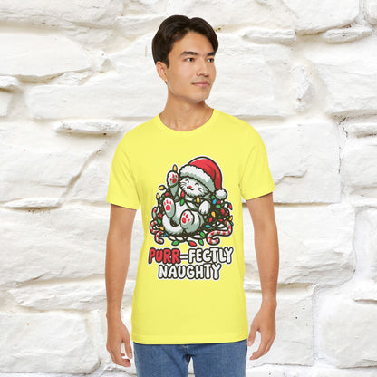 “Purr-Fectly Naughty” | Cat T-Shirt | Nunu&Miao Studio