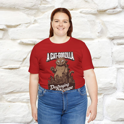 ''A Cat-Godzilla ''| CatT-Shirt | Nunu&Miao Studio - Nunu&Miao Studio