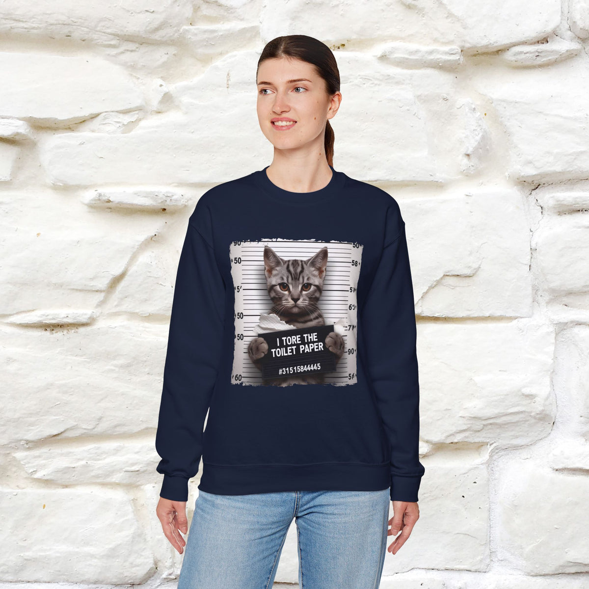 "I Tore The Toilet Paper.'' |Cat Sweatshirt | Nunu&Miao Studio