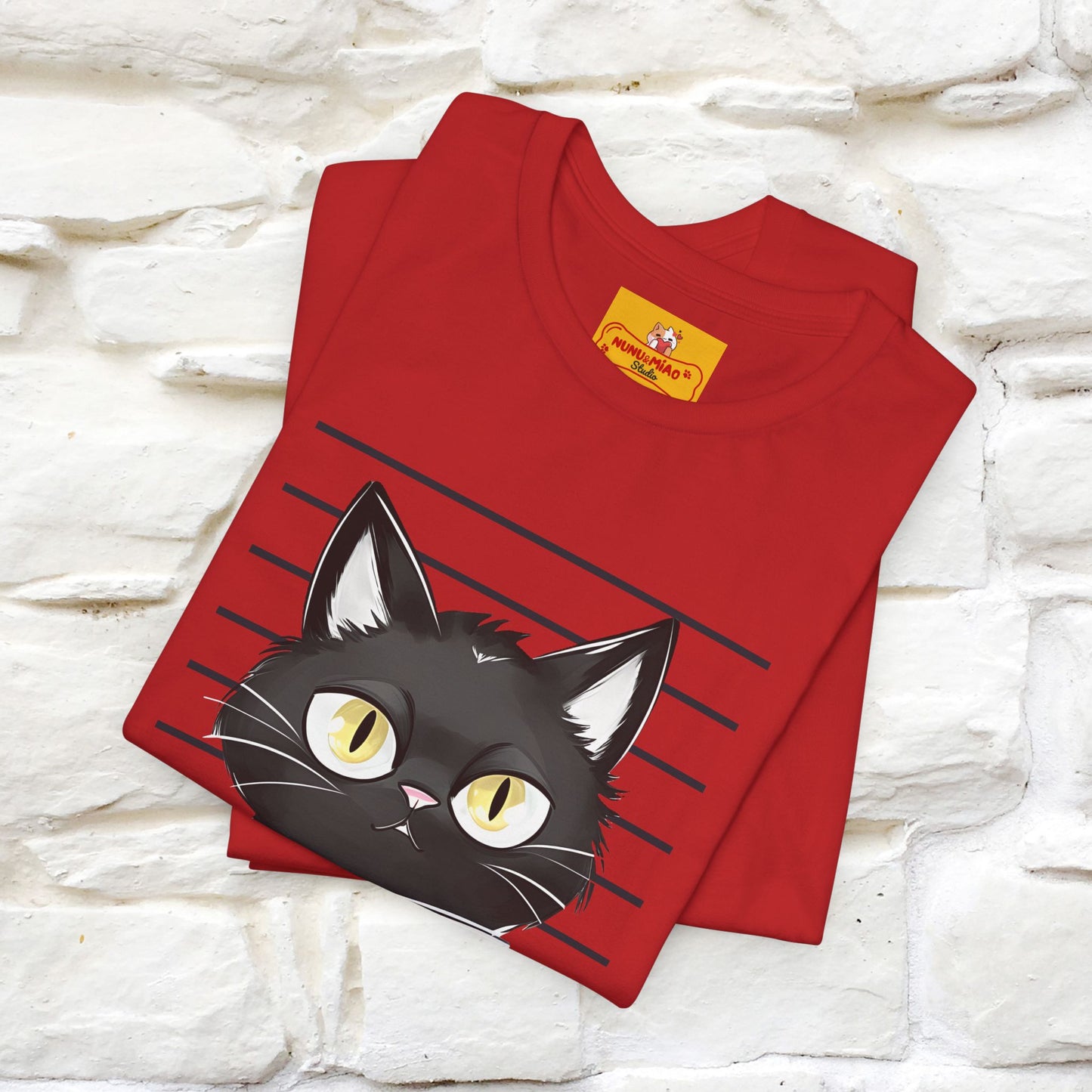 "Bad Cattitude" T-Shirt for Men & Women | 100% Cotton* - Nunu&Miao Studio