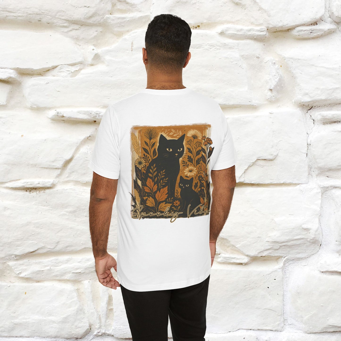 "Spooky Vibes" Cat T-shirt |Nunu&Miao Studio - Nunu&Miao Studio