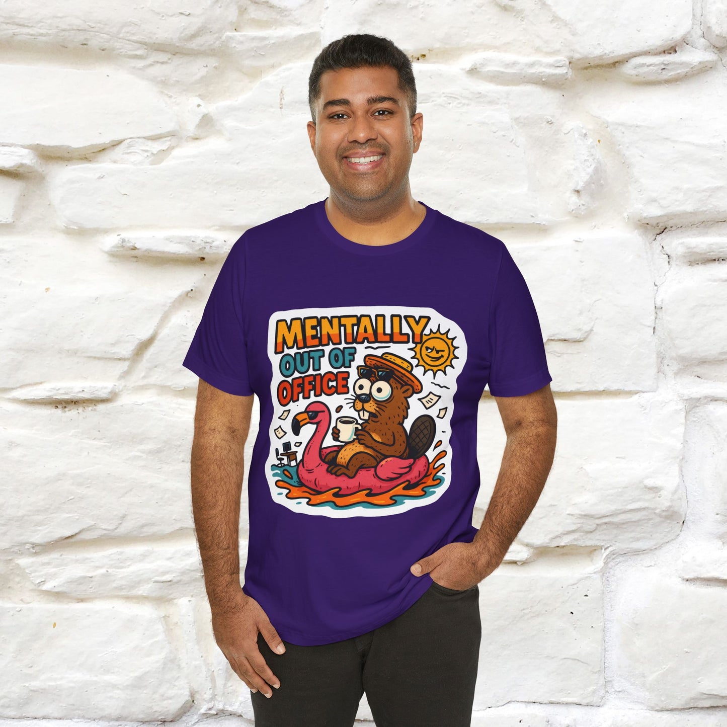 ''Mentally Out Of Office''|  Sarcastic Cat T-Shirt | Nunu&Miao Studio