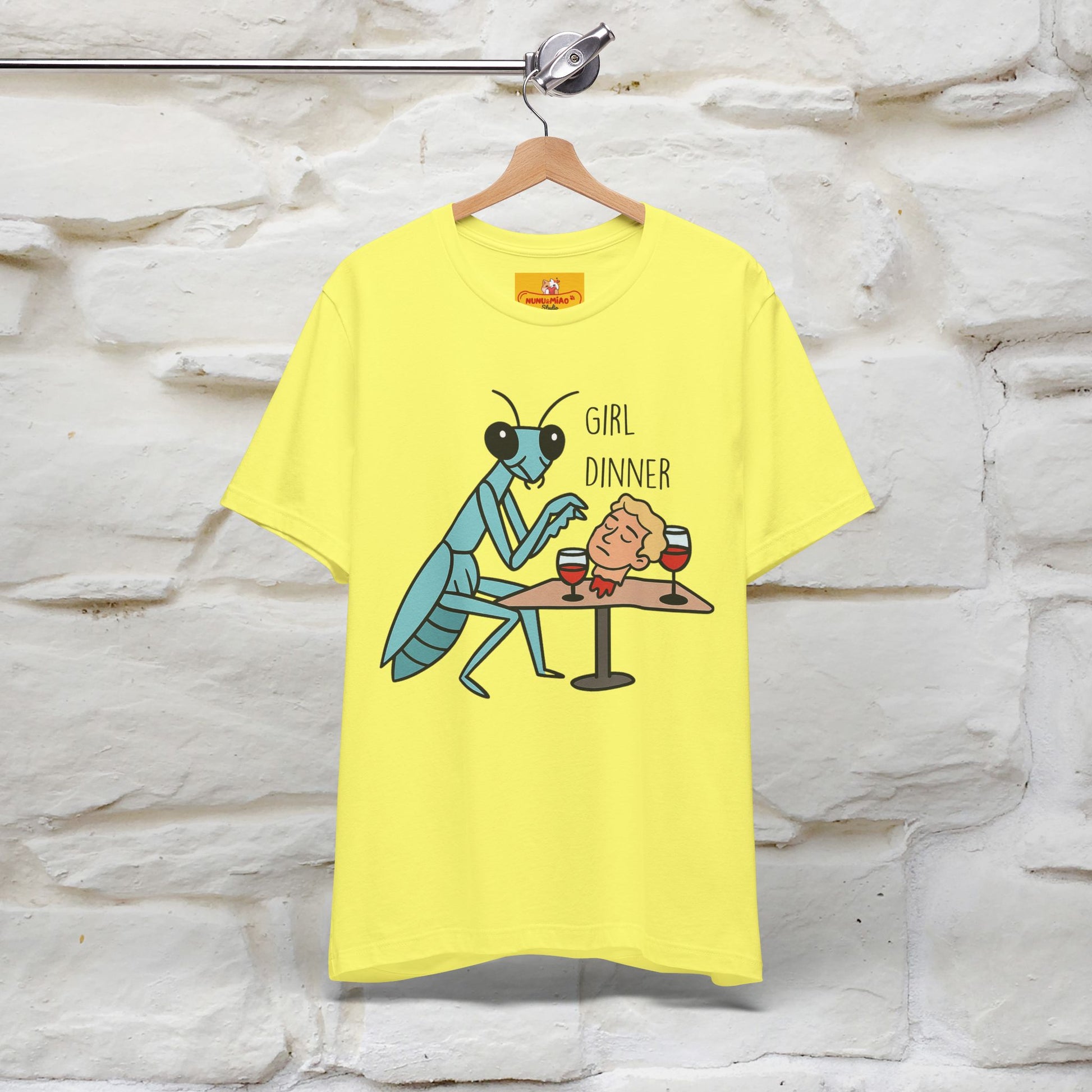 "Girl Dinner" Funny T-shirt |Nunu&Miao Studio - Nunu&Miao Studio