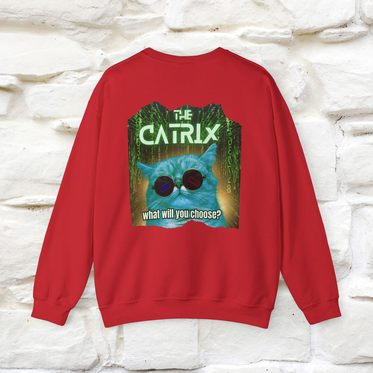 "The Catrix'' |Cat Sweatshirt | Nunu&Miao Studio
