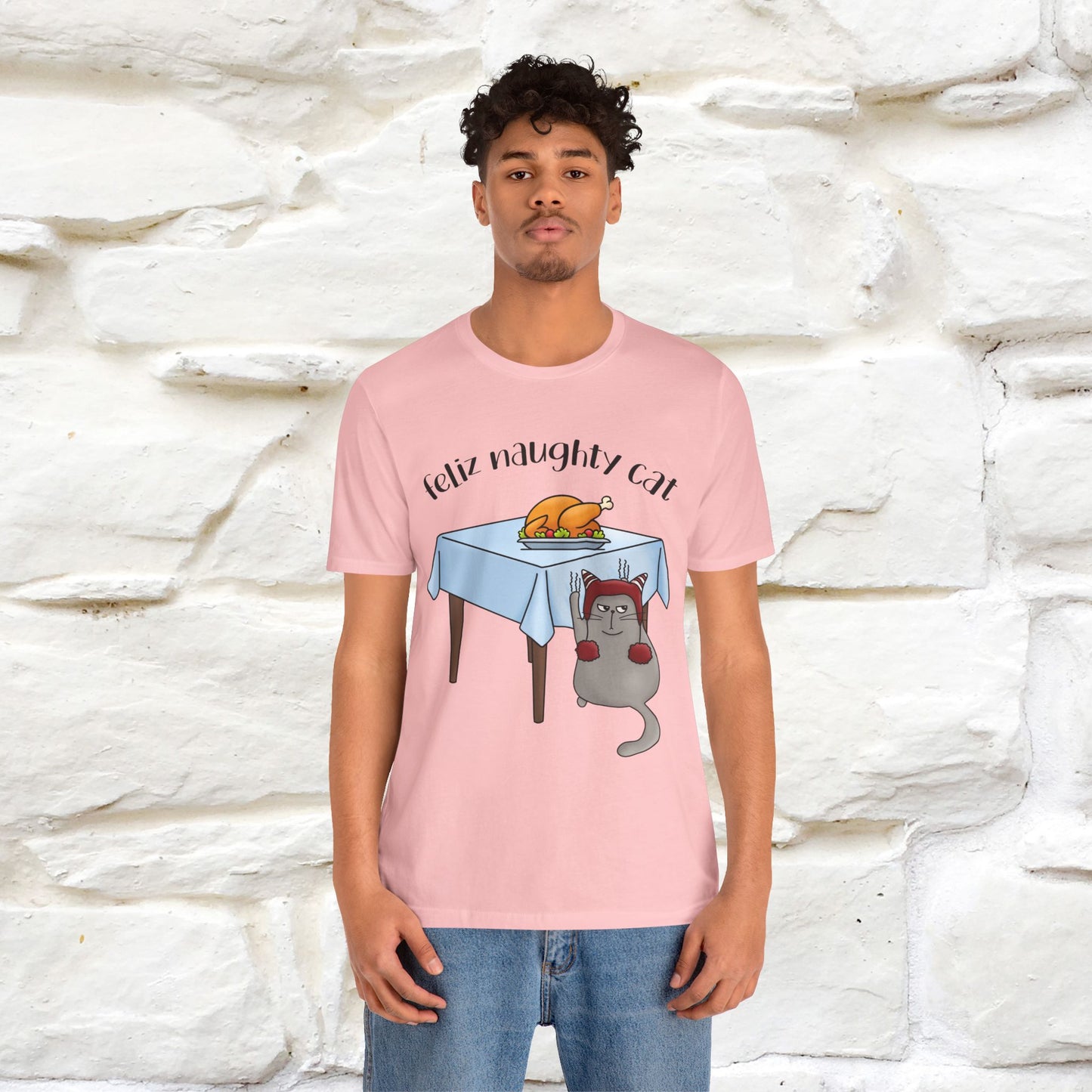 "Feliz Naughty Cat" |Funny Cat T-Shirt | Nunu&Miao Studio