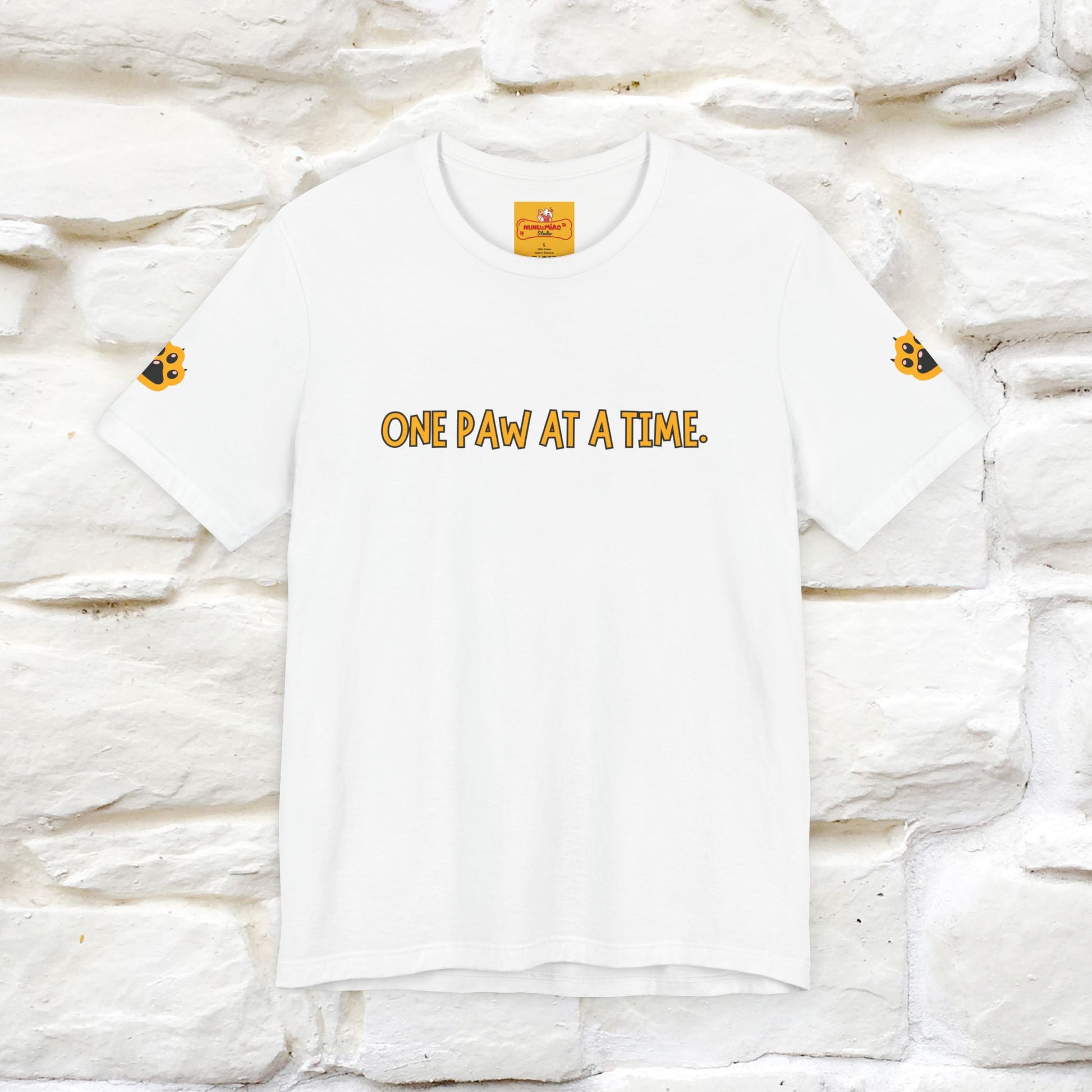 "Life Is A Journey'' Cat T-Shirt | Front & Back Design | Nunu&Miao Studio - Nunu&Miao Studio