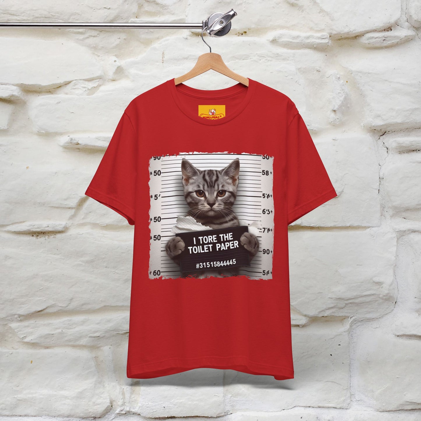 ''I Tore The Toilet Paper'' | Funny Cat T-Shirt | Nunu&Miao Studio - Nunu&Miao Studio