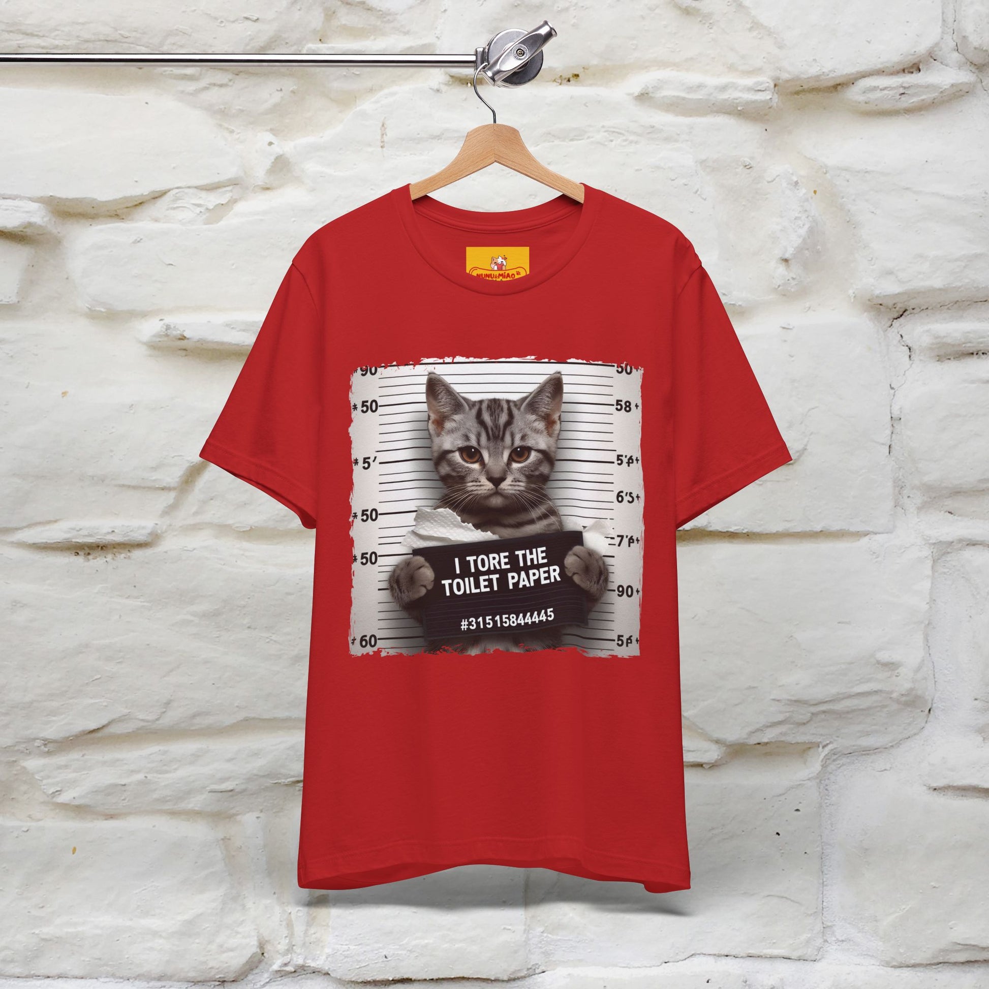 ''I Tore The Toilet Paper'' | Funny Cat T-Shirt | Nunu&Miao Studio - Nunu&Miao Studio