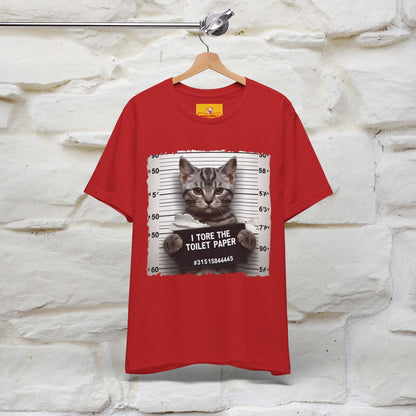 ''I Tore The Toilet Paper'' | Funny Cat T-Shirt | Nunu&Miao Studio - Nunu&Miao Studio