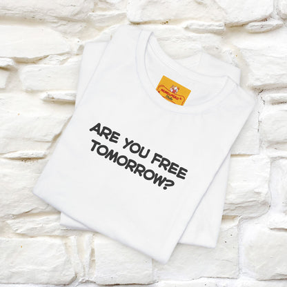 “Are You Free Tomorrow?" Funny Cat T-Shirt | Nunu&Miao Studio