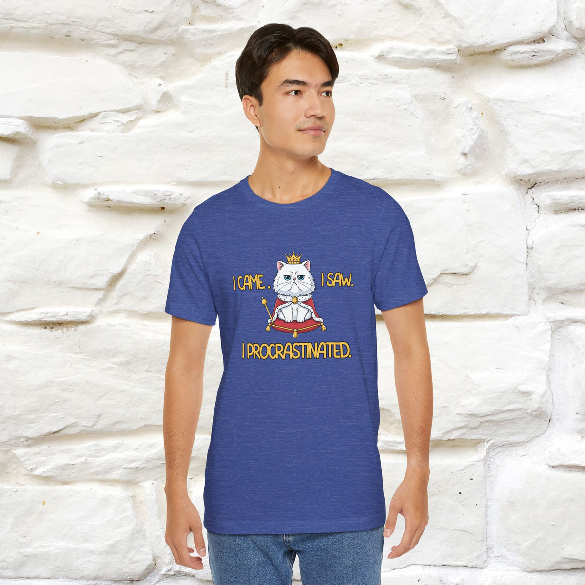 ''“I came. I saw. I procrastinated.''| Funny T-Shirt | Nunu&Miao Studio