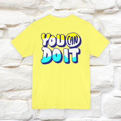 "You Can Do It'' | Front & Back Design | Nunu&Miao Studio - Nunu&Miao Studio