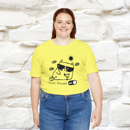 ''Chill Mode on'' Cat T-Shirt | Nunu&Miao Studio