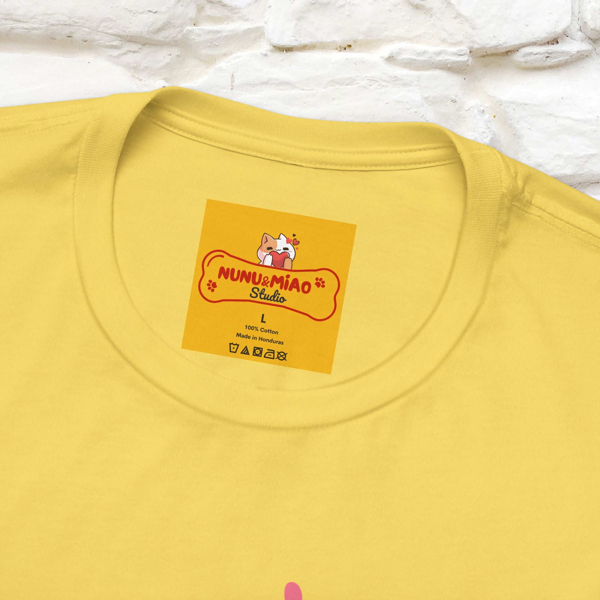 ''The Power Of Meow'' Cat T-Shirt Front and Back Design | Nunu&Miao Studio - Nunu&Miao Studio