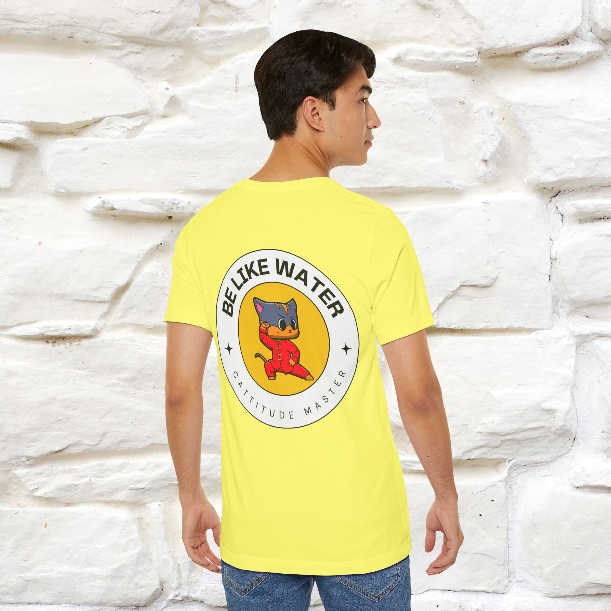 "Be Like Water: Cattitude Master | Cat T-Shirt |Nunu&Miao Studio - Nunu&Miao Studio