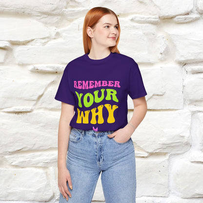 "Remember Your Why" |Cat T-Shirt | Nunu&Miao Studio - Nunu&Miao Studio