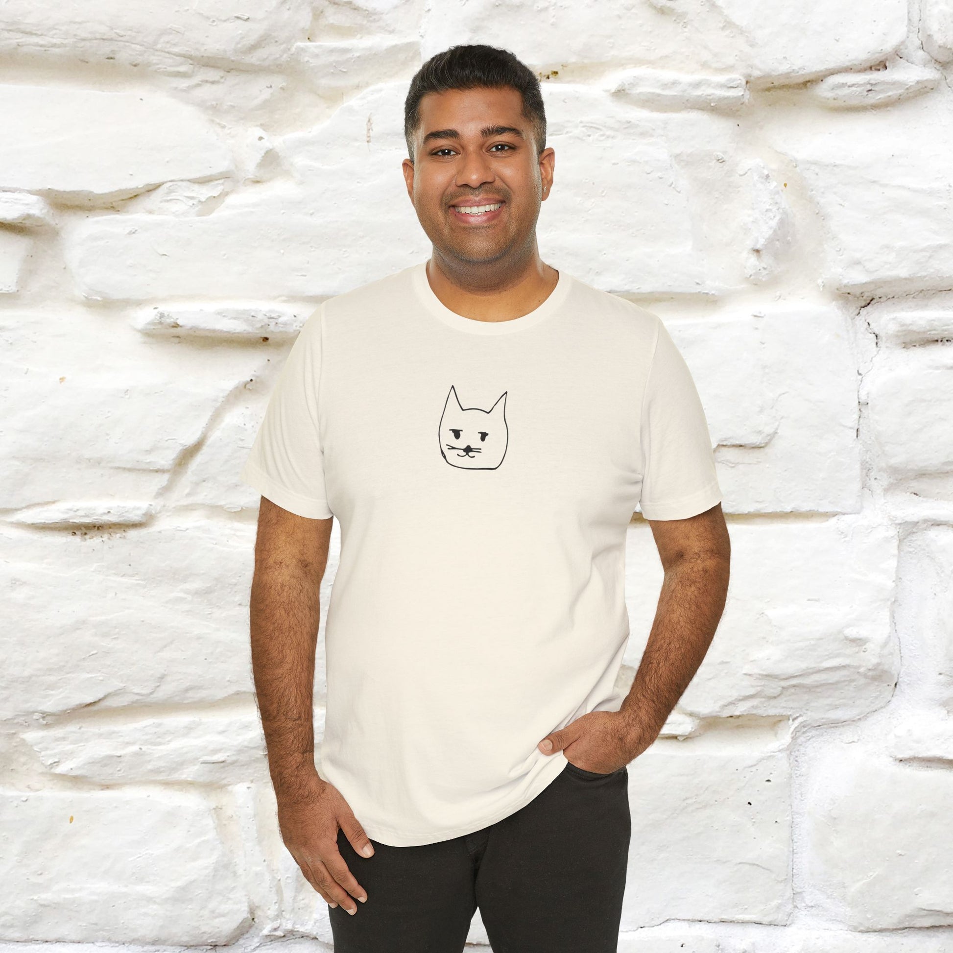 "Caos'' Cat T-Shirt Front and Back Design | Nunu&Miao Studio - Nunu&Miao Studio