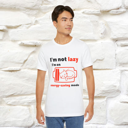 ''I am Not Lazy...'' Cat T-Shirt | Nunu&Miao Studio - Nunu&Miao Studio