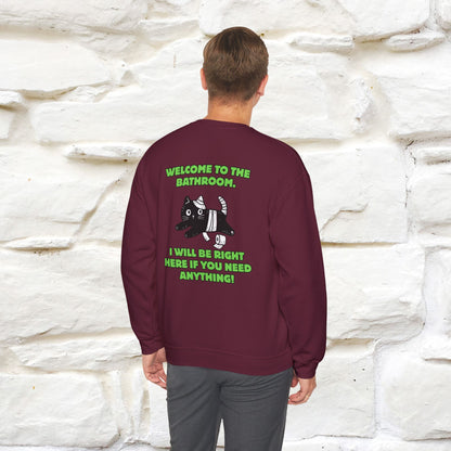''Welcome To The Bathroom...'' |Cat Sweatshirt | Nunu&Miao Studio