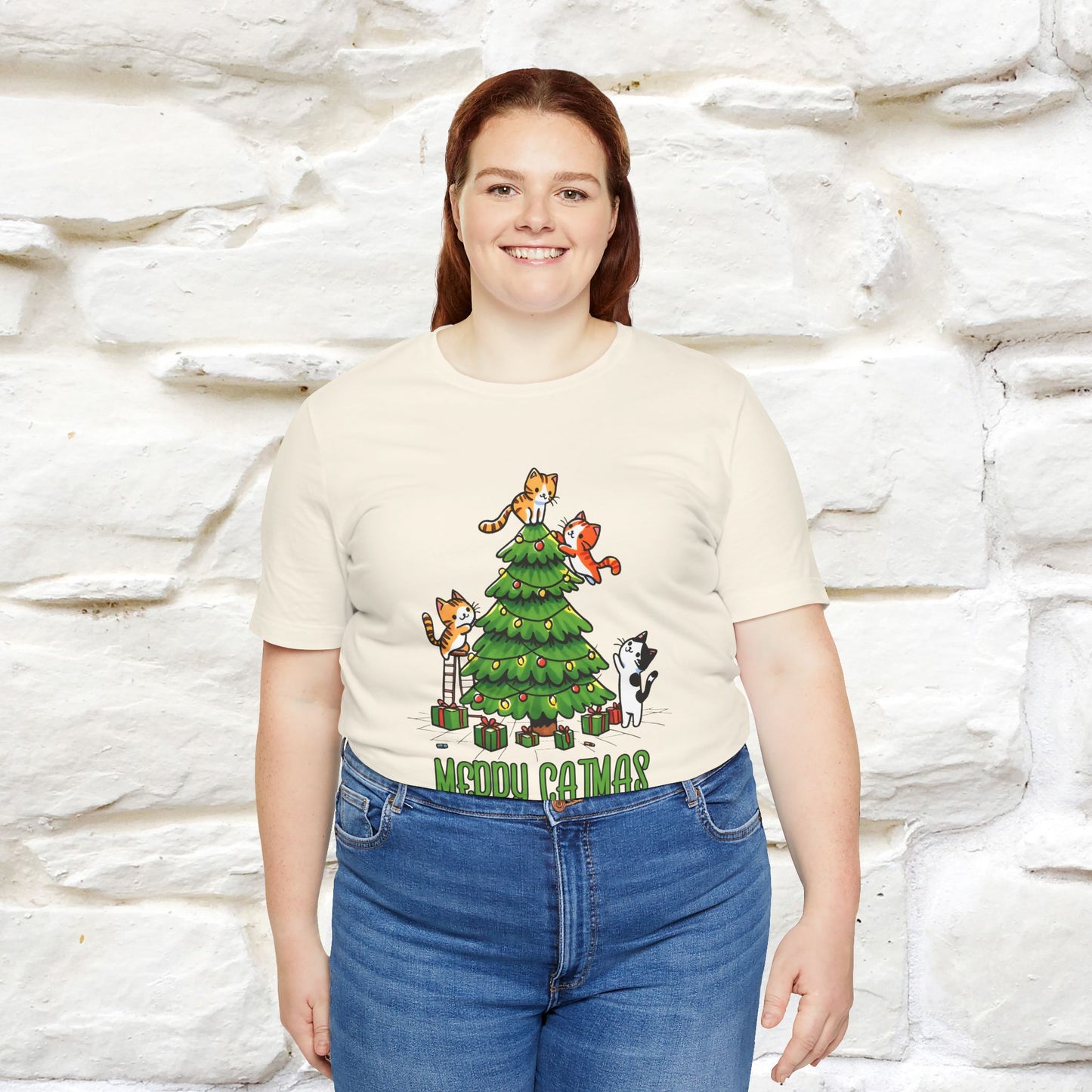 ''Merry Catmas'' | Cattitude Christmas Tee| Nunu&Miao Studio - Nunu&Miao Studio