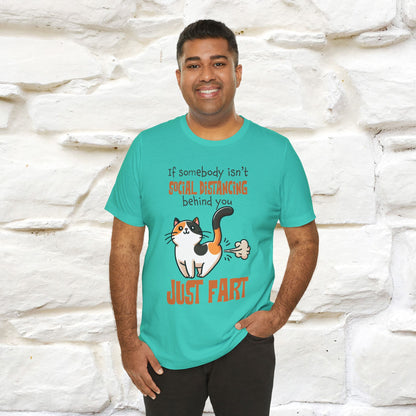 ''If Somebody Isn't Socila Distancing ...'' | Cat T-Shirt  | Nunu&Miao Studio - Nunu&Miao Studio