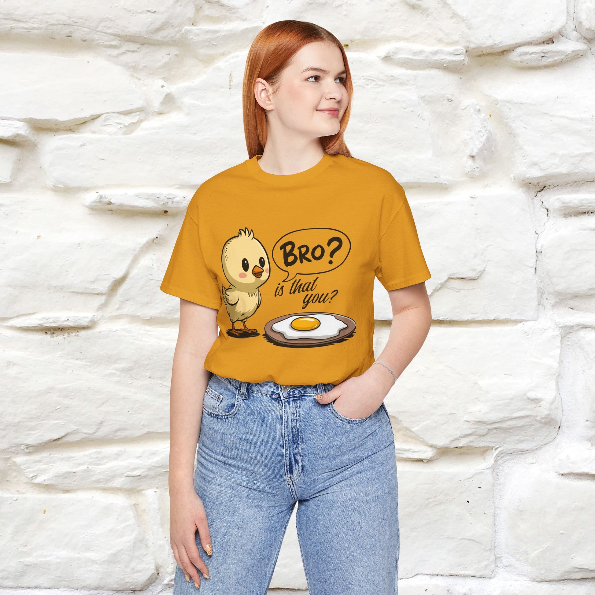 "Bro Is That You?" Funny Chicken T-shirt |Nunu&Miao Studio - Nunu&Miao Studio