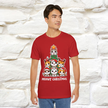 “Meowy Christmas” | Cat T-Shirt | Nunu&Miao Studio