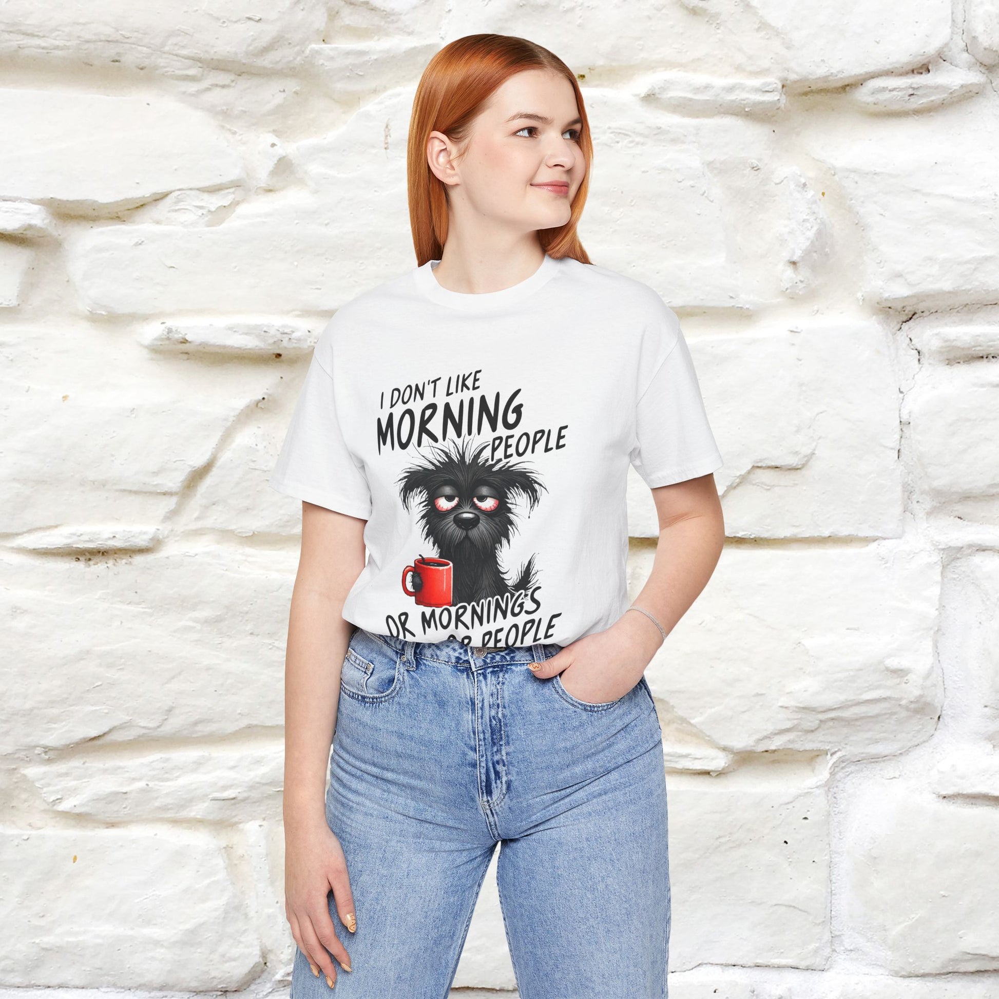 "I Don't Like Morning People..." Funny T-shirt |Nunu&Miao Studio - Nunu&Miao Studio