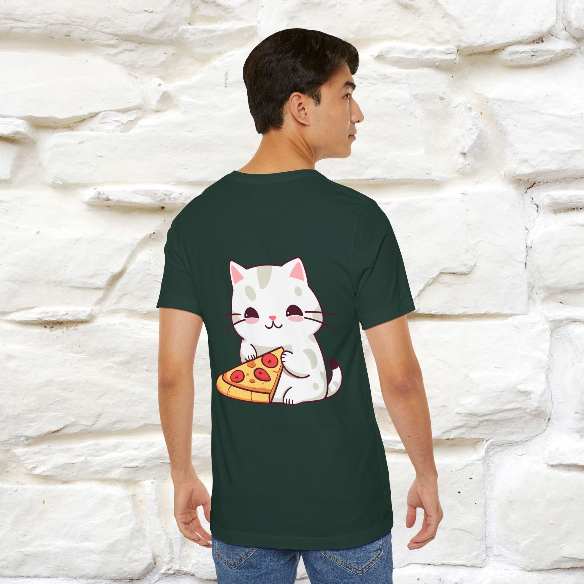 "I Love Pizza"| Cat T-shirt | Nunu&Miao Studio - Nunu&Miao Studio