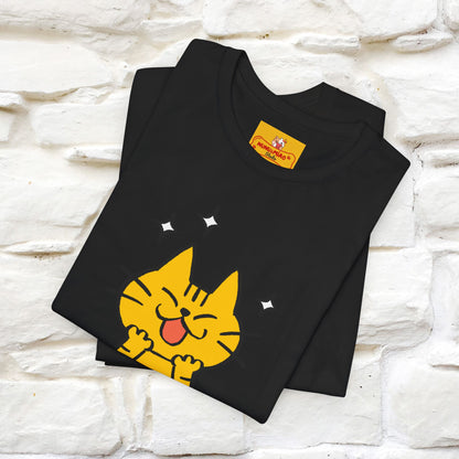 ""It's A Good Day" Cat T-Shirt| Front & Back Design | Nunu&Miao Studio - Nunu&Miao Studio