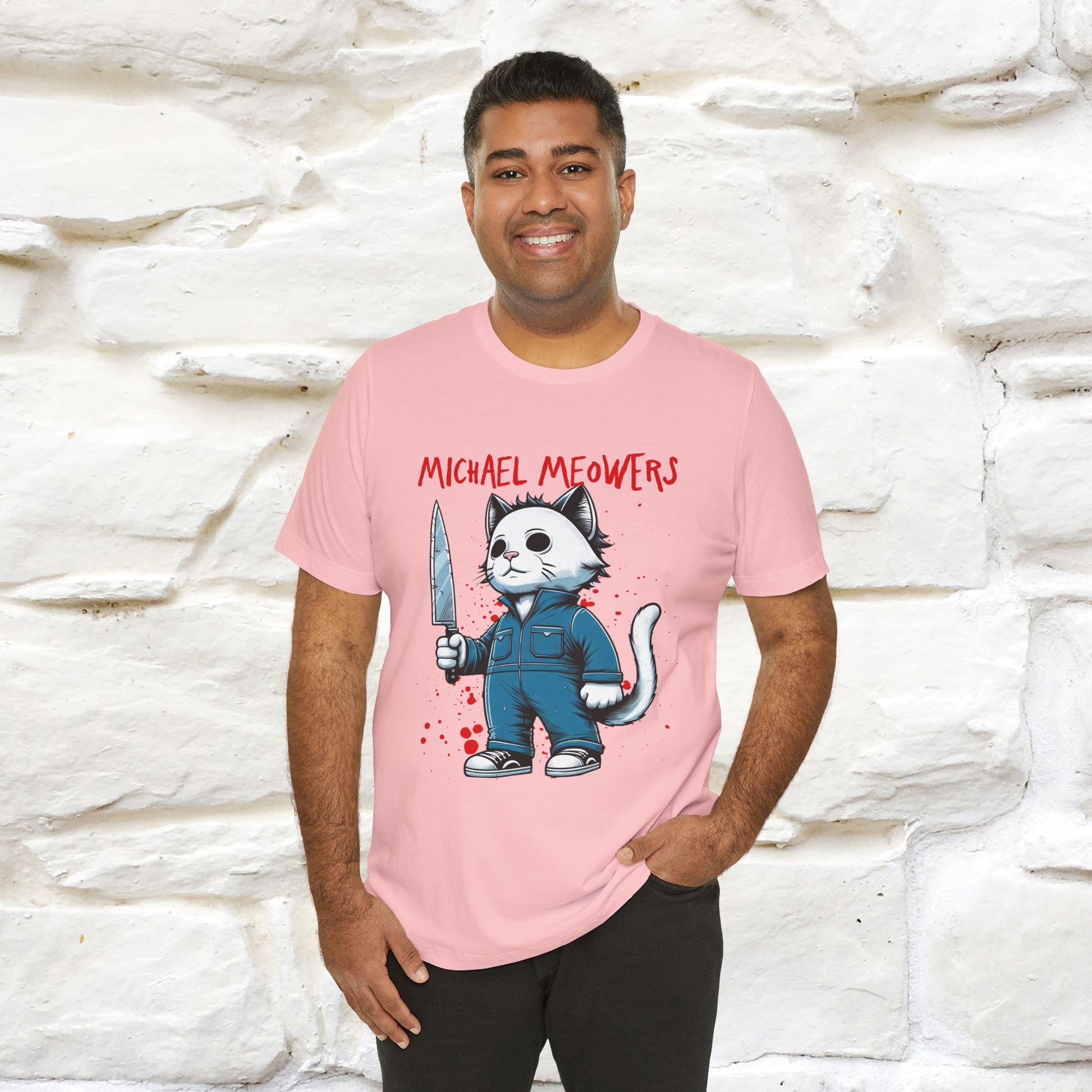 ''Michael Meowers'' Cat T-Shirt |  | Nunu&Miao Studio - Nunu&Miao Studio