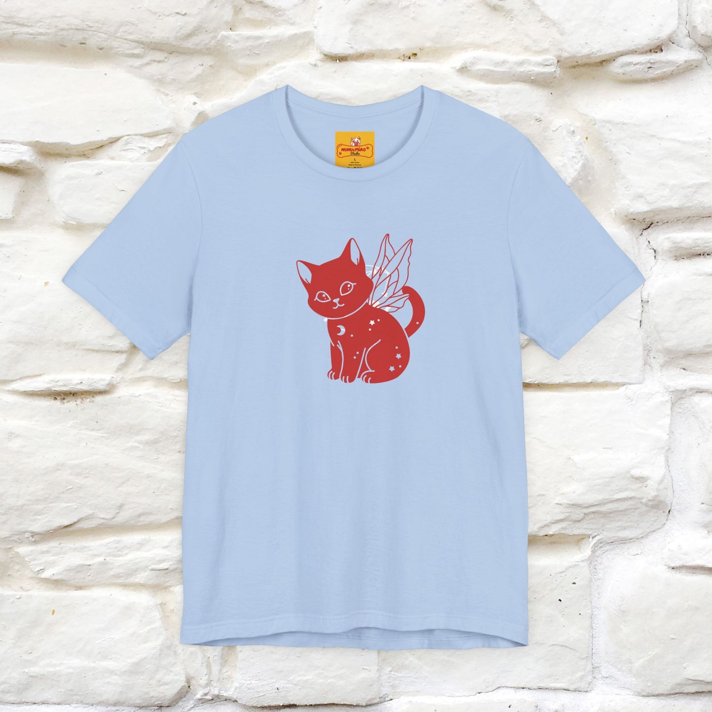 "Espoir Speranza Hope'' Cat T-Shirt Front and Back Design | Nunu&Miao Studio - Nunu&Miao Studio