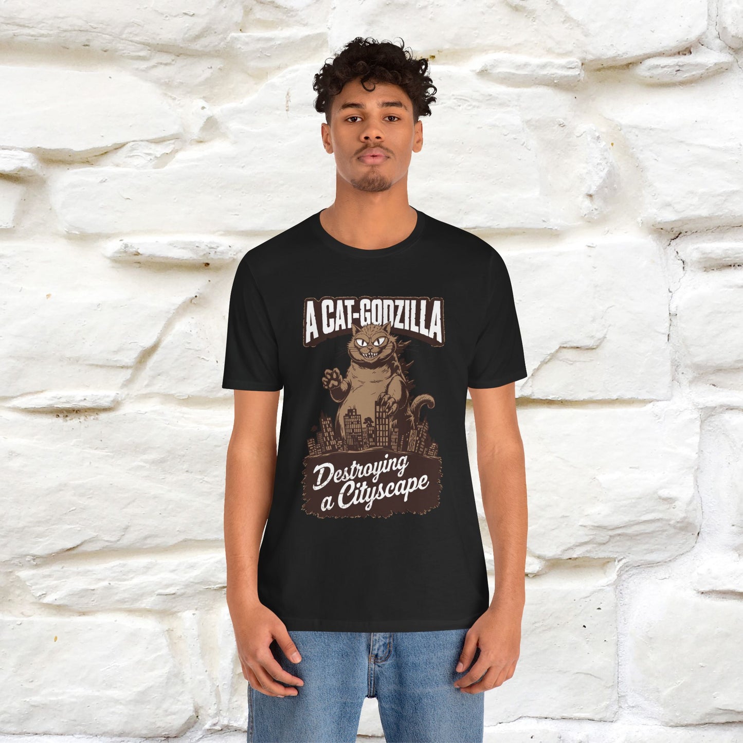 ''A Cat-Godzilla ''| CatT-Shirt | Nunu&Miao Studio - Nunu&Miao Studio