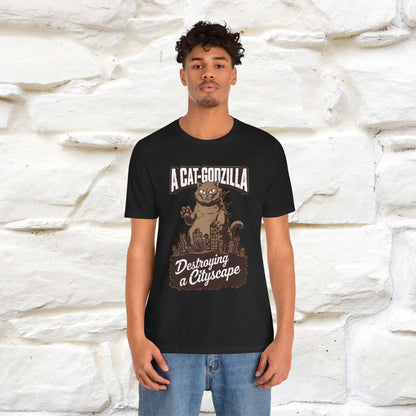 ''A Cat-Godzilla ''| CatT-Shirt | Nunu&Miao Studio - Nunu&Miao Studio