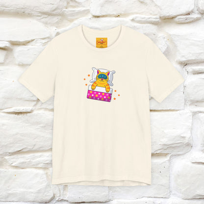 "I Am Sorry I Have Plans With My Bed" |  Cat T-Shirt | Front & Back Design | Nunu&Miao Studio - Nunu&Miao Studio