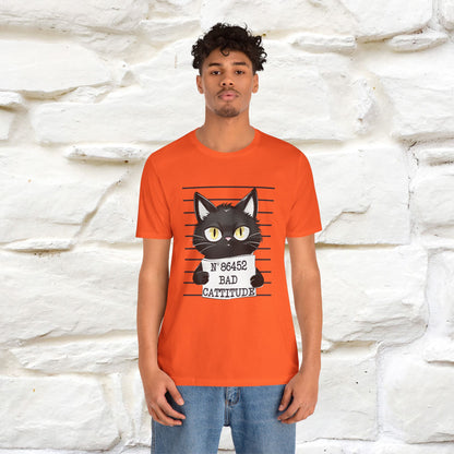 "Bad Cattitude" Cat T-Shirt | Nunu&Miao Studio - Nunu&Miao Studio