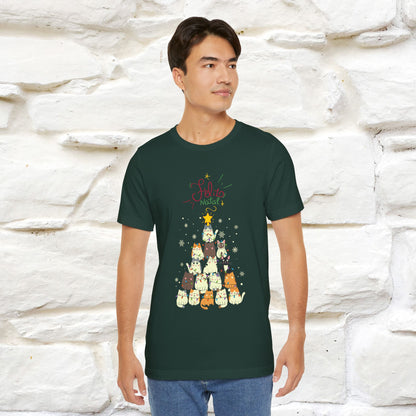 "Feliz Natal" Cat T-shirt|Nunu&Miao Studio - Nunu&Miao Studio