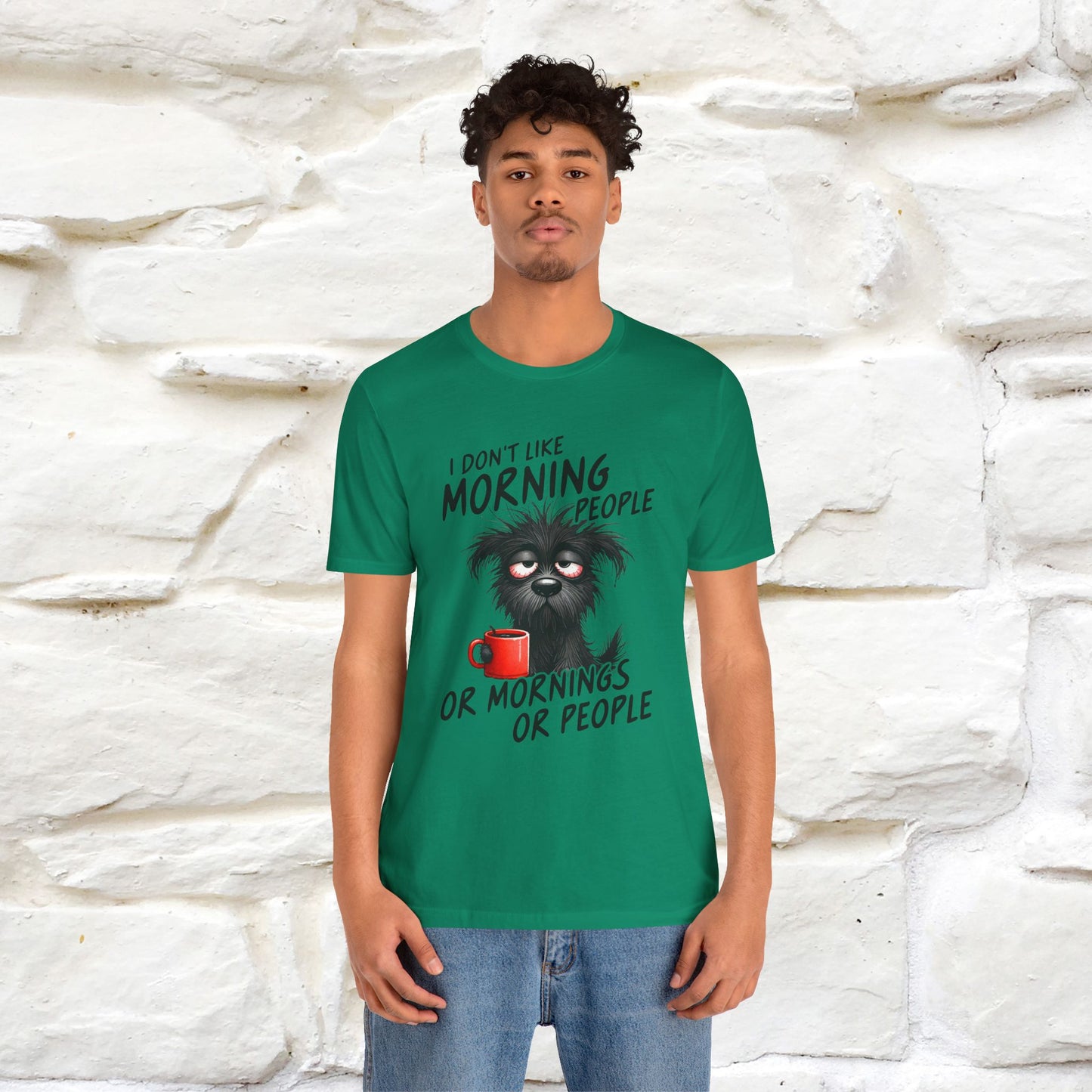 "I Don't Like Morning People..." Funny T-shirt |Nunu&Miao Studio - Nunu&Miao Studio