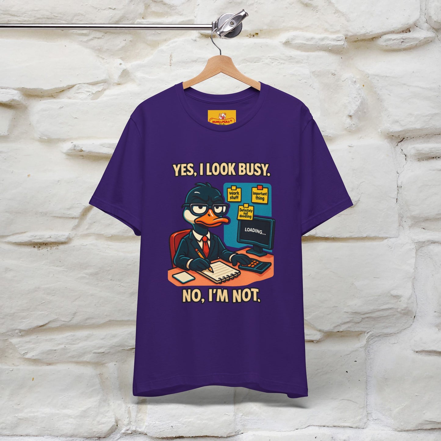 ''Yes, I Look Busy. No I'm Not.''|  Sarcastic Cat T-Shirt | Nunu&Miao Studio