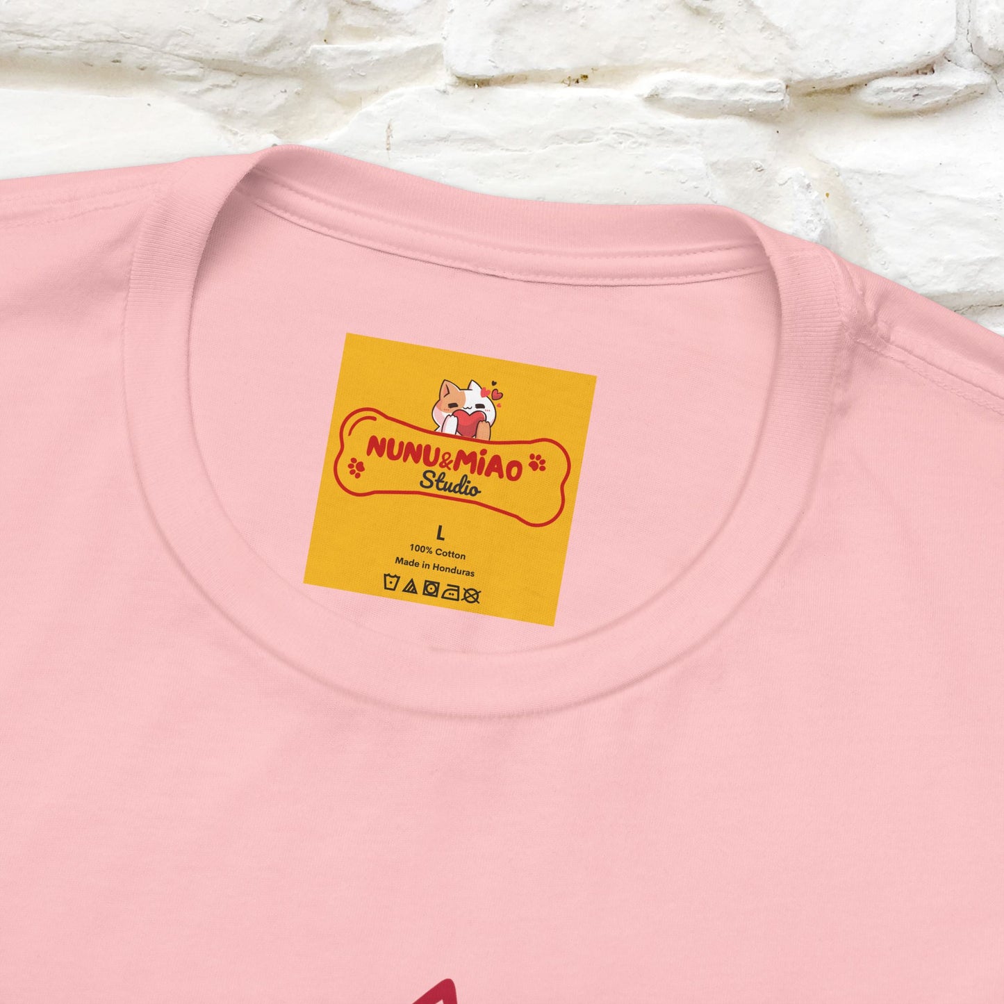 "I’m Happy, Which Often Looks Like Crazy" Cat T-Shirt| Front & Back Design | Nunu&Miao Studio - Nunu&Miao Studio