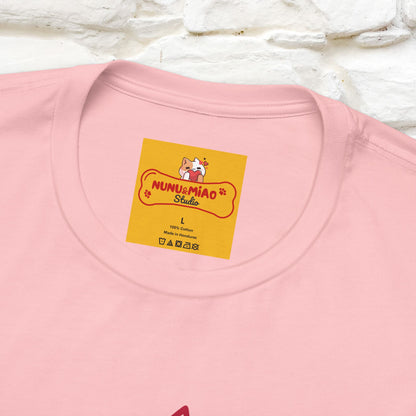 "I’m Happy, Which Often Looks Like Crazy" Cat T-Shirt| Front & Back Design | Nunu&Miao Studio - Nunu&Miao Studio