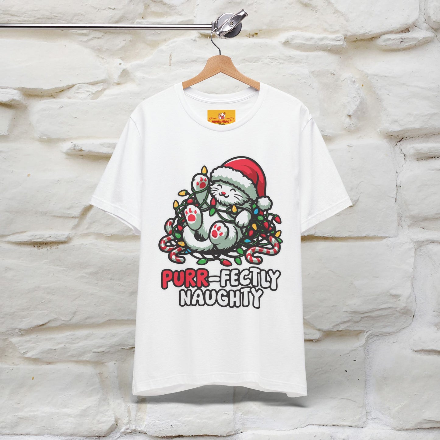 “Purr-Fectly Naughty” | Cat T-Shirt | Nunu&Miao Studio