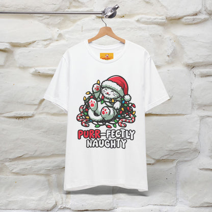 “Purr-Fectly Naughty” | Cat T-Shirt | Nunu&Miao Studio
