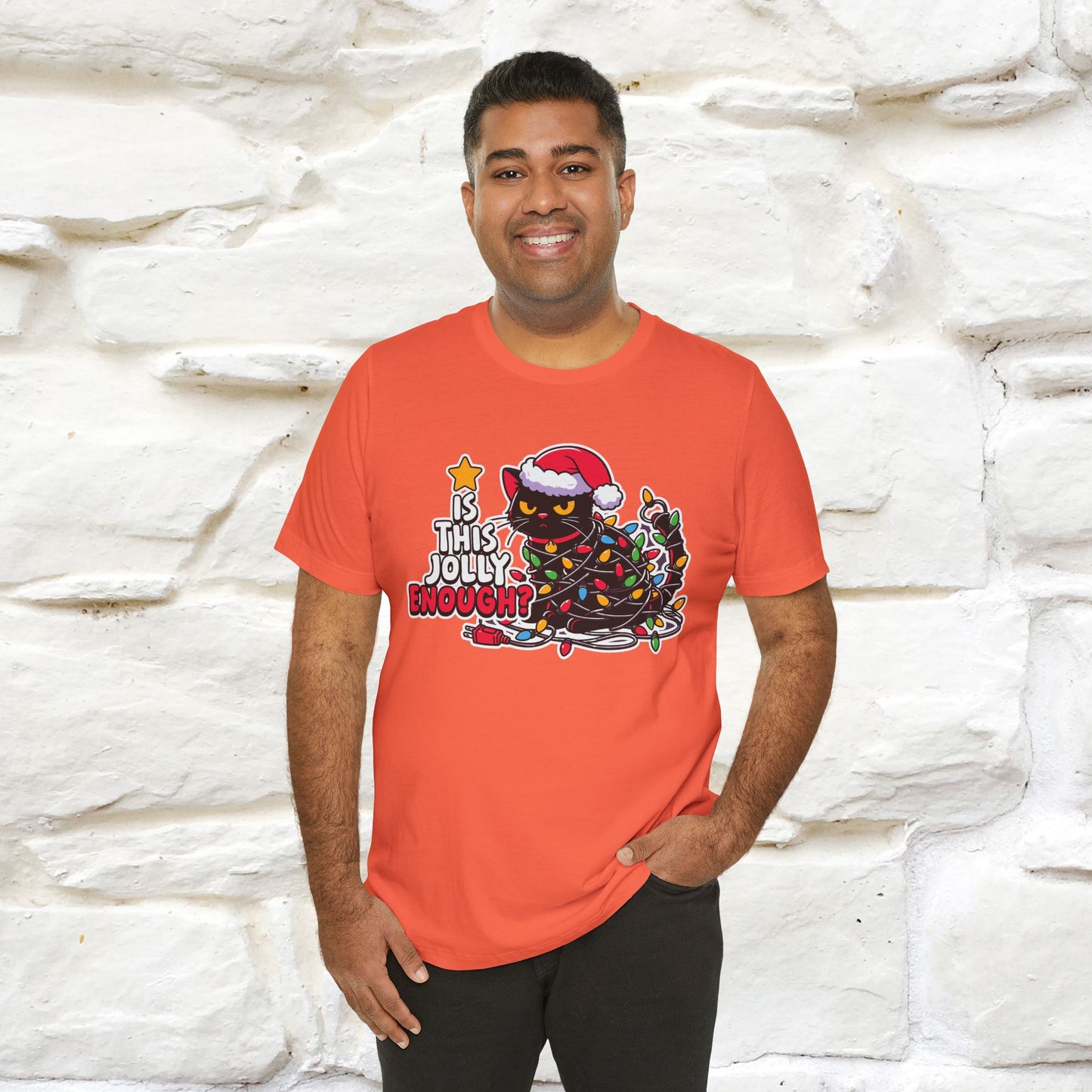 “Is This Jolly Enough?” | Cat T-Shirt | Nunu&Miao Studio