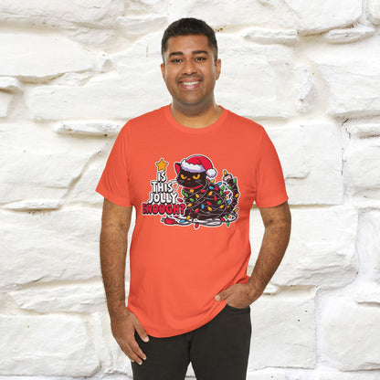 “Is This Jolly Enough?” | Cat T-Shirt | Nunu&Miao Studio