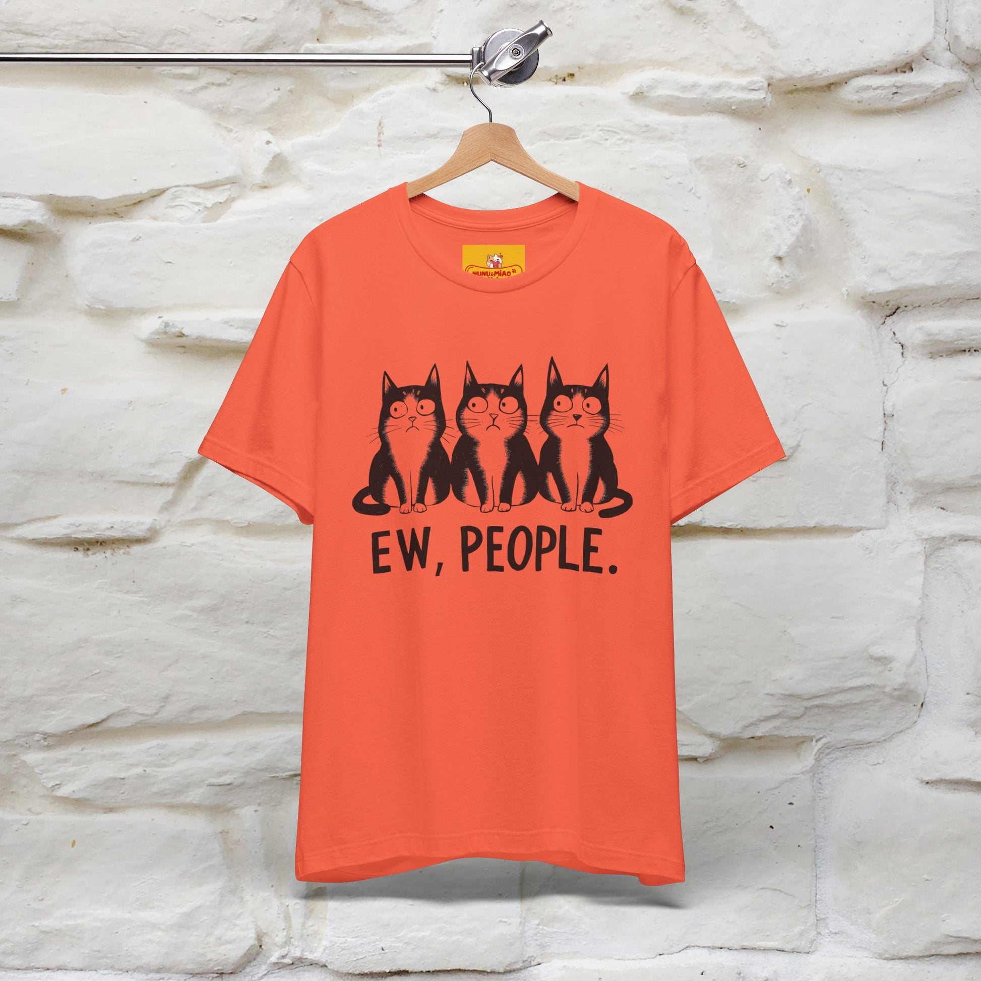 Ew, People | Funny Cat T-Shirt | Nunu&Miao Studio - Nunu&Miao Studio
