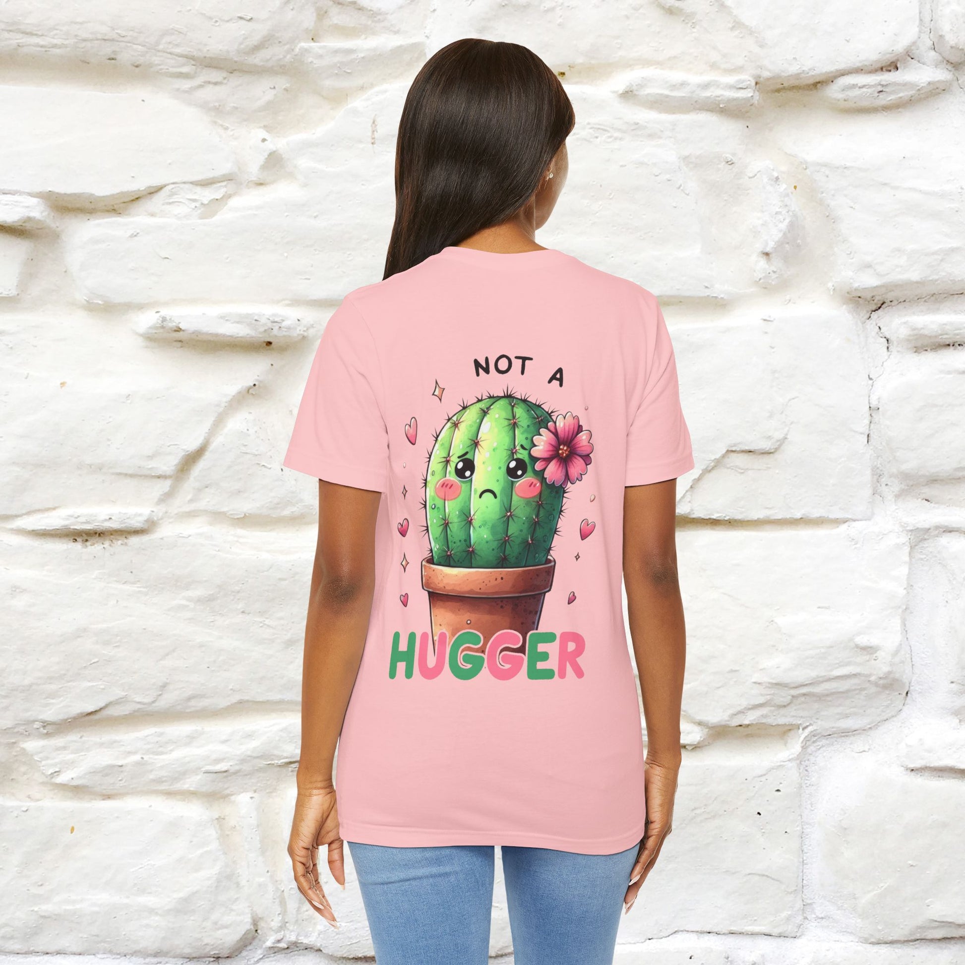 "Not A Hugger" |Funny T-Shirt | Front & Back Design|Nunu&Miao Studio - Nunu&Miao Studio