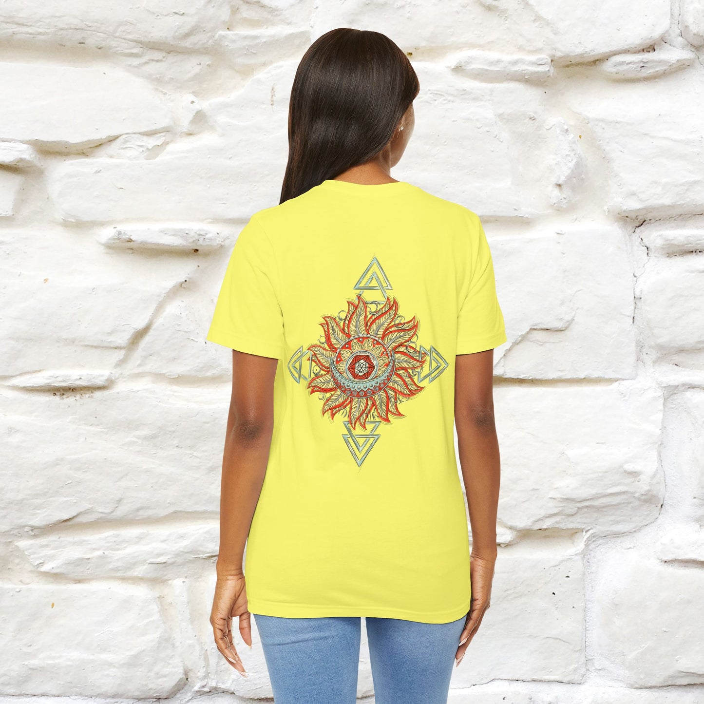 "The Third Eye'' Cat T-Shirt Front and Back Design | Nunu&Miao Studio - Nunu&Miao Studio
