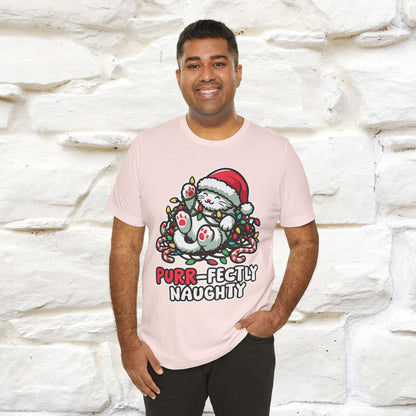 “Purr-Fectly Naughty” | Cat T-Shirt | Nunu&Miao Studio